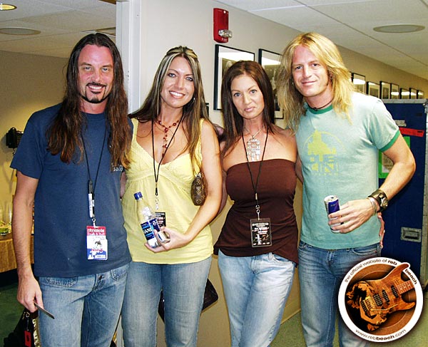 Reb and Doug with Tracey and Lori